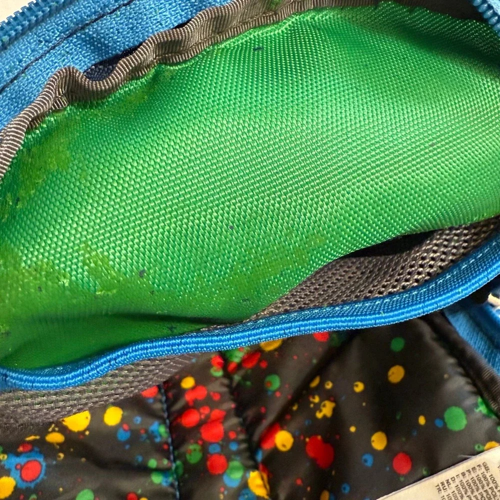 The North Face Homeslice Toddler kids‎ Back Pack Youth School Hiking blue green